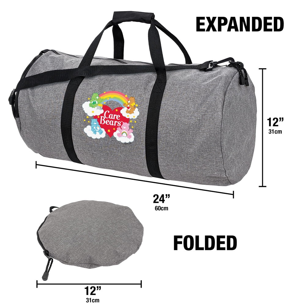Care Bears Bears On Clouds Lightweight Duffel Bag for Sports and Gym Packable for Travel