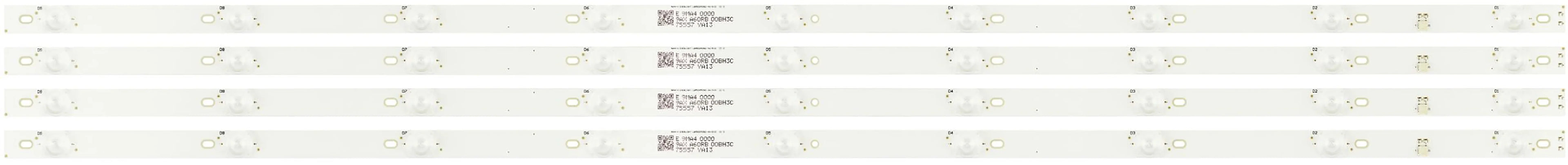 Back Light LBM500M0901 LBM500M0901-HV-5 (4) Strips for Vizio V505-G9 LIAIXXNV,LINIXXKU,LINIXXKV,LINIXXNV,LINIXXQV