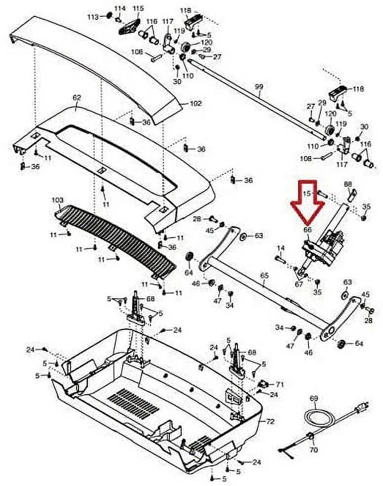Icon Health & Fitness, Inc. Incline Lift Elevation Motor Actuator 406125 or 406941 or SJJ1-12 or 406125 Works with NordicTrack Treadmill