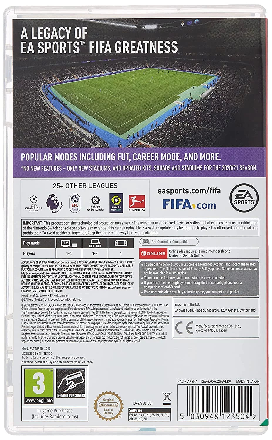 FIFA 21 Legacy Edition - Nintendo Switch