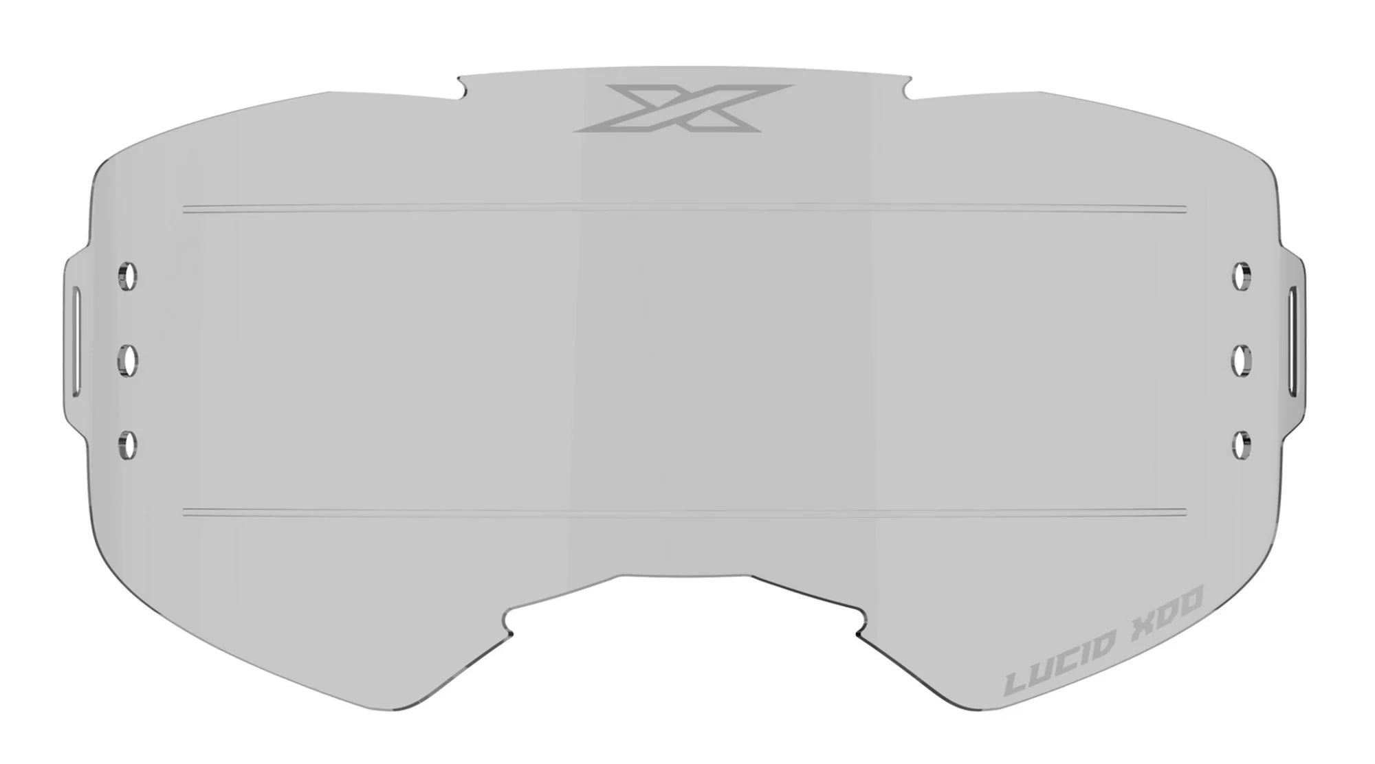 EKS Brand Zipp Off System Lens for Lucid Goggles Smoke (OSFM, Gray Smoke)