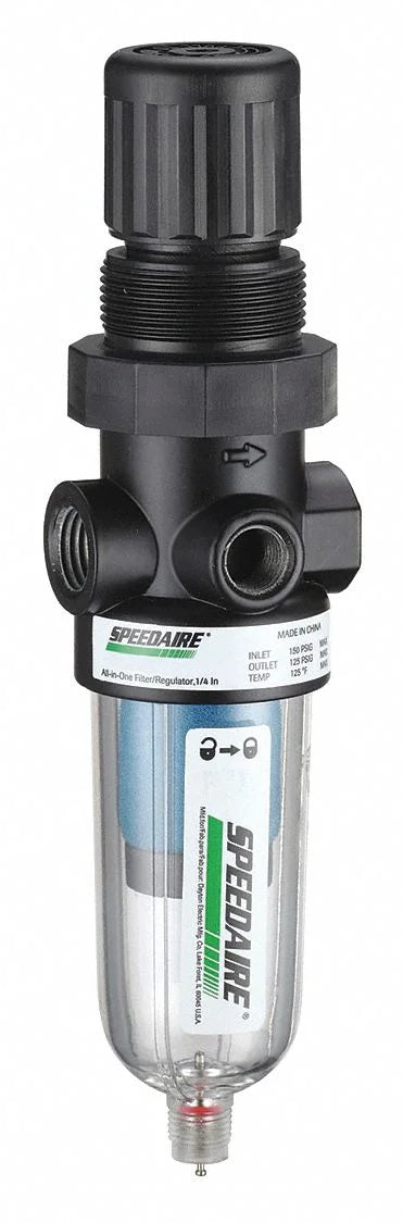 Speedaire Filt-Reg,1/4"NPT,4 cfm,0.01 micron 4ZK81
