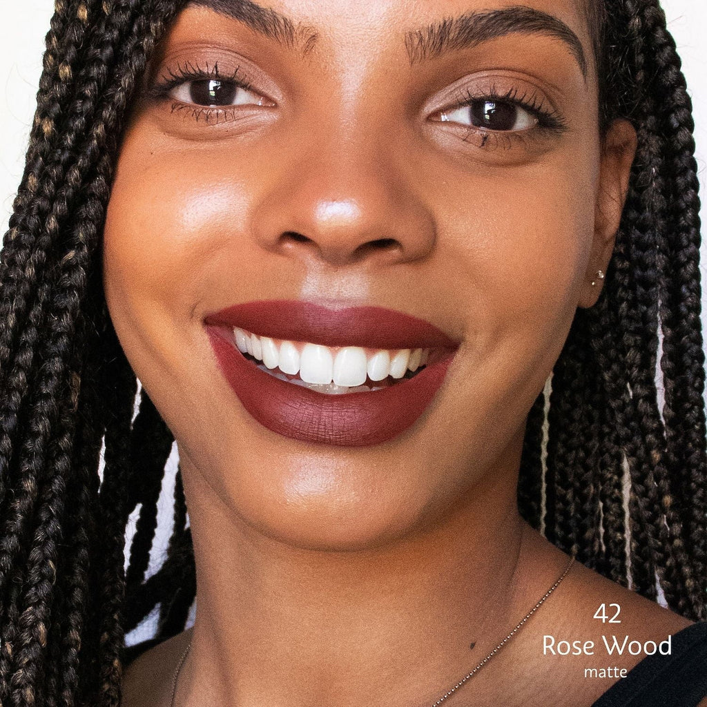 SEPHORA COLLECTION Cream Lip Stain Liquid Lipstick - 42 Rose Wood - matte rose wood - 0.169 oz/5 mL