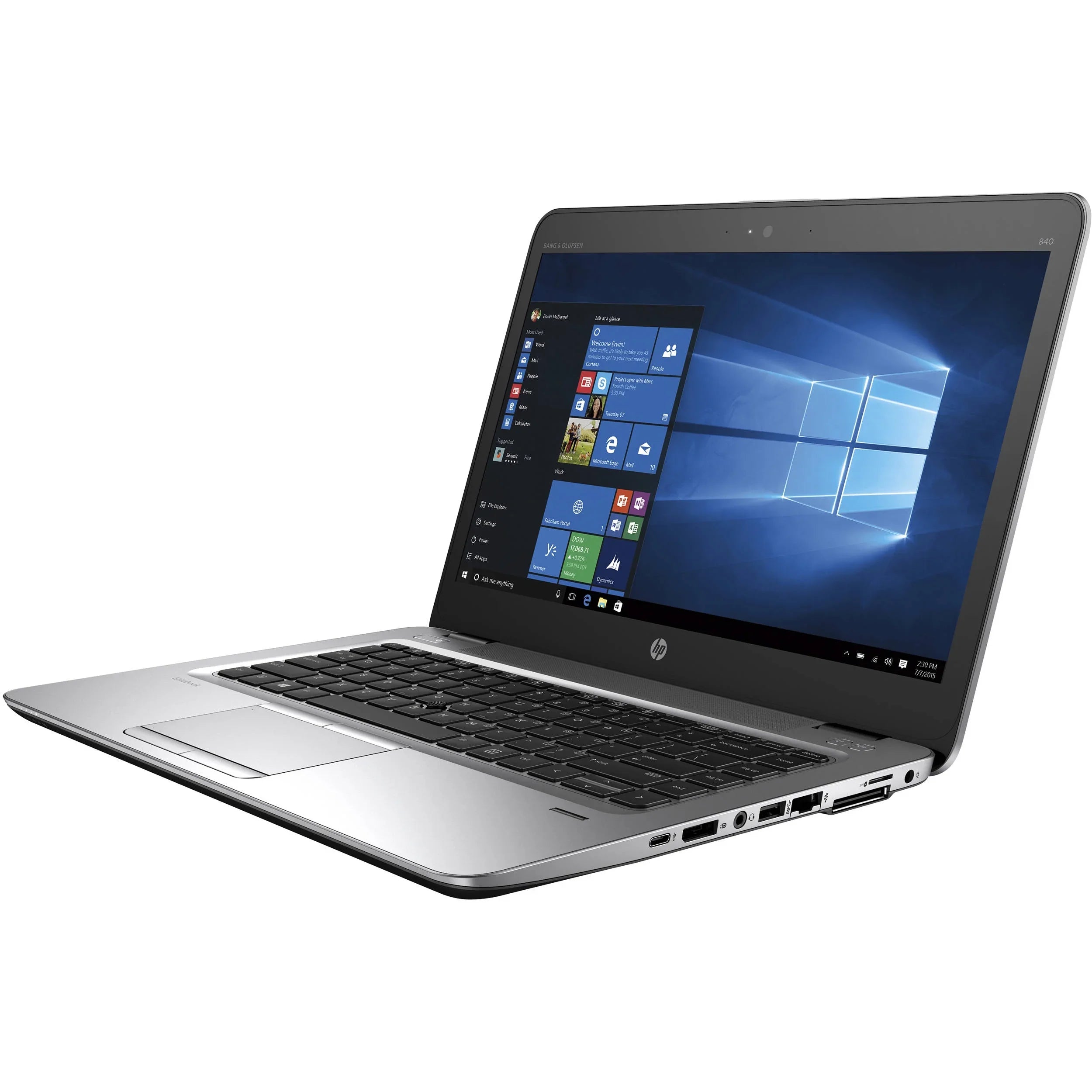 Restored HP Elitebook 840 G3 14" Laptop i5 2.30 GHz 8 GB 180 GB SSD W10 Pro (Refurbished)