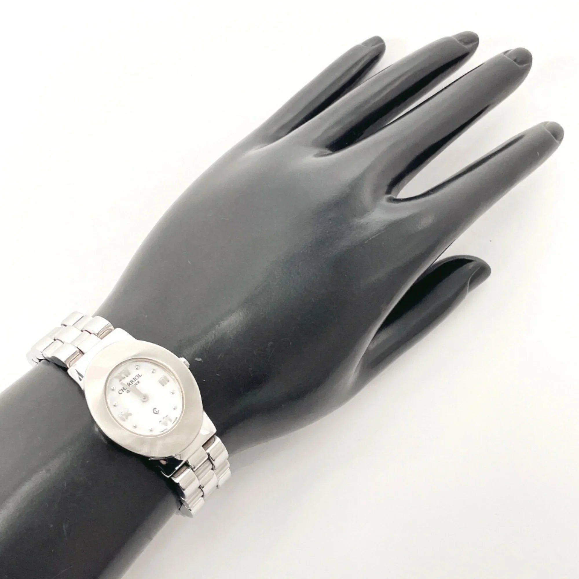 Pre-Owned Charriol Azzurro Watch Stainless Steel CHARRIOL AZURO300900 Women's Silver F3102467 (Good)
