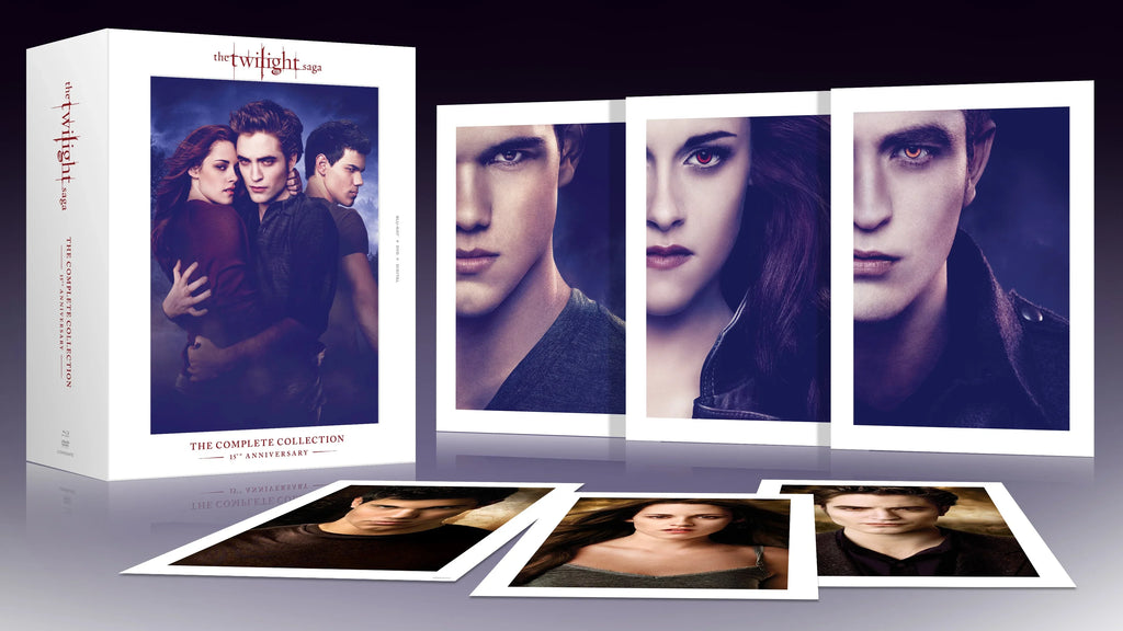 Twilight Saga 5 Movie Collection 15th Anniversary (Blu-ray + DVD)