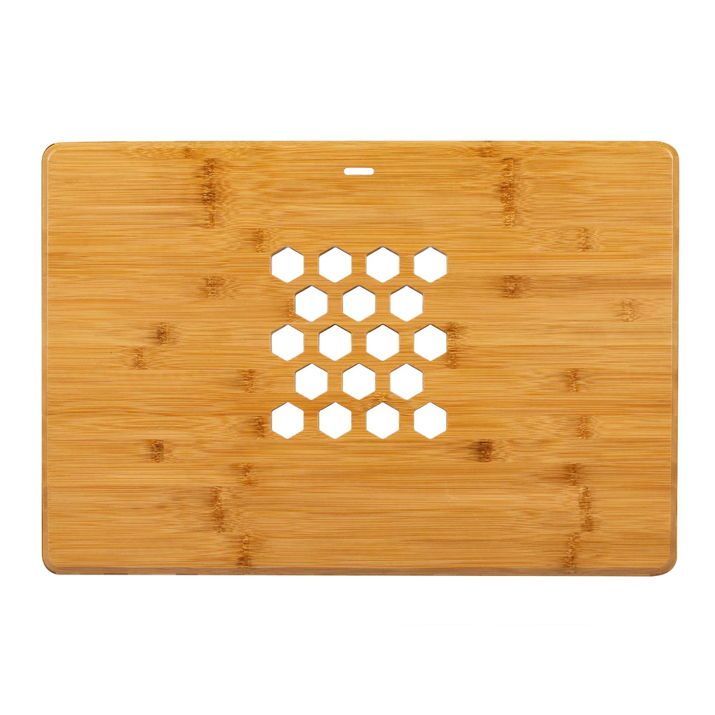 LapGear Bamboo Pro Lap Board, Natural, Fits up to 17.3-in Laptop