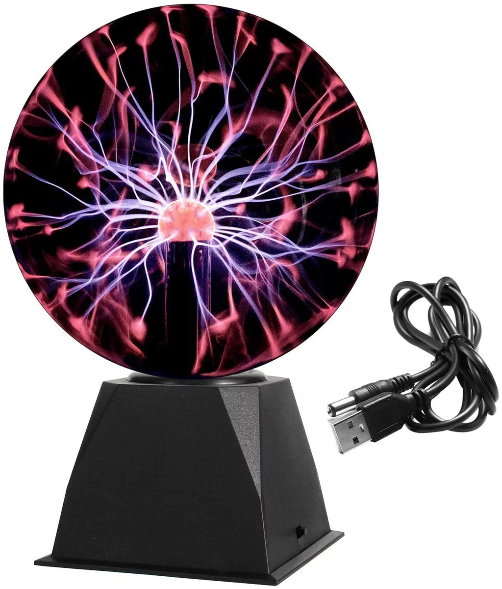 Plasma Ball, 8 Inch Sensitive Plasma Lamp, Nebula Sphere Plasma Globe Novelty Toy for Decorations/Kids/Bedroom