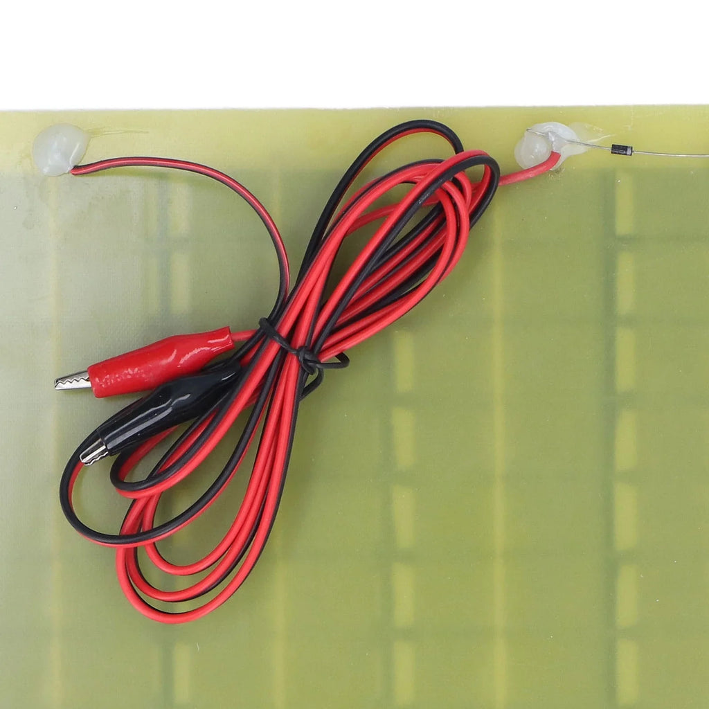 Qulable Solar Panel Polysilicon Material Low Light Efficiency Lightweight Portable Solar Charger for Charging 12V Battery 5W 18V