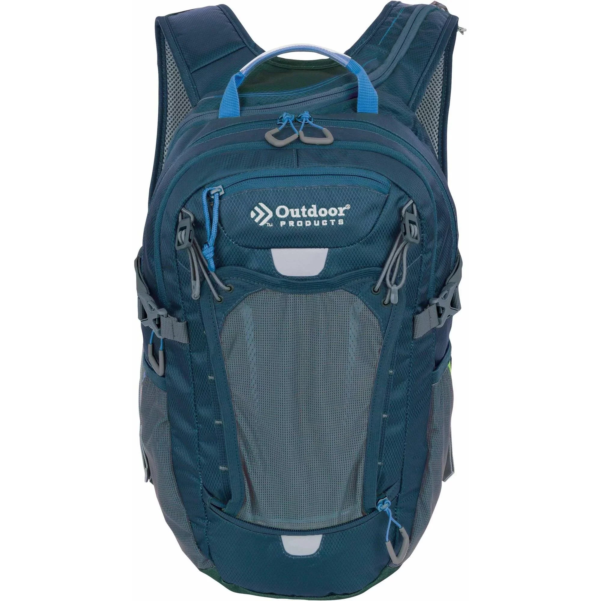 Outdoor Products Deluxe 17 Ltr Hydration Backpack with 2-Liter Reservoir, Deep Dive, Unisex