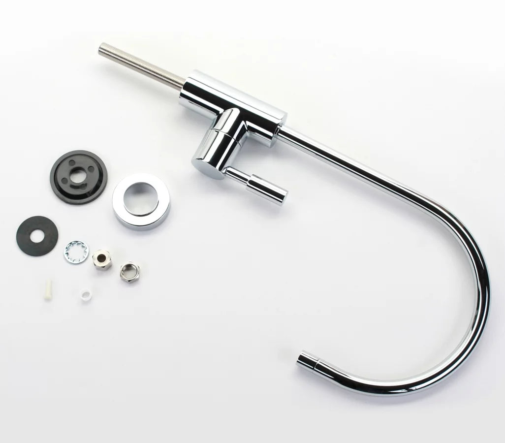 Hydronix LF-EC25-CP Modern Ceramic RO Reverse Osmosis or Filtered Water Faucet, Chrome