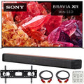 Sony XR85X95K 85" BRAVIA XR X95K 4K HDR Mini LED TV with smart Google TV (2022 Model) Bundle with Deco Home 60W 2.0 Channel Soundbar, 37"-100" TV Wall Mount Bracket Bundle and 6-Outlet Surge Adapter
