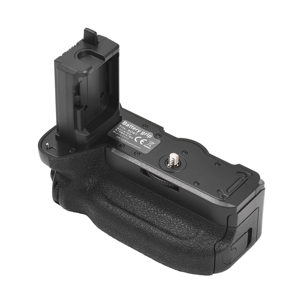 Carevas Grip Holder,Dual Battery Suitable A7rm4/ / A7siii/ A7r4/ A7m4/ A7rm4/ With A9ii/ A7r4/ A7riv/ A7rv/ A7rmv Battery Suitable With A7m4/ A7rm4/ / Suitable With A9ii/ A7siii/ A7riv/ A7rv/