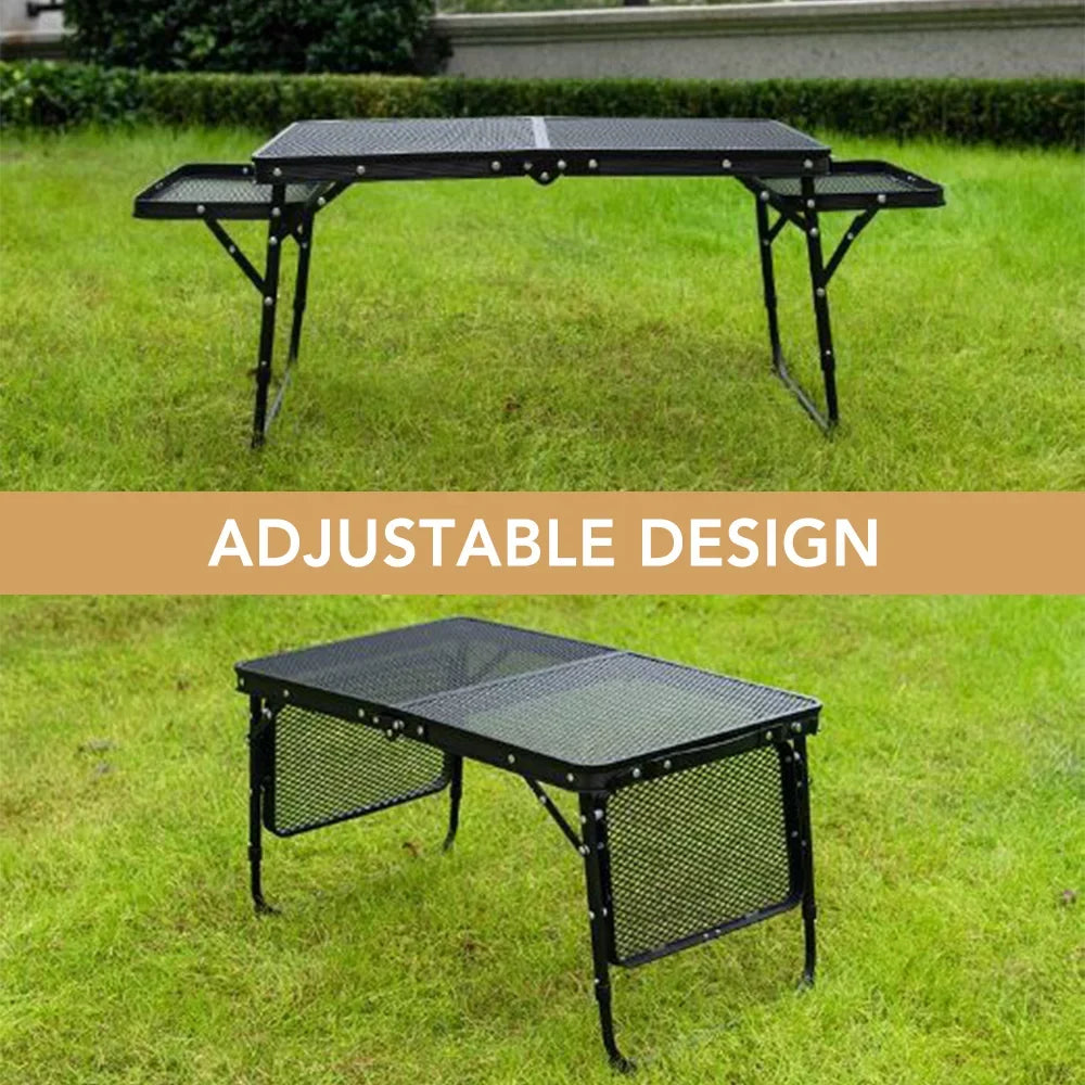 Dcenta Folding Table, Convenient and Compact, Excellent for Picnics and Camping, Food Prep Station
