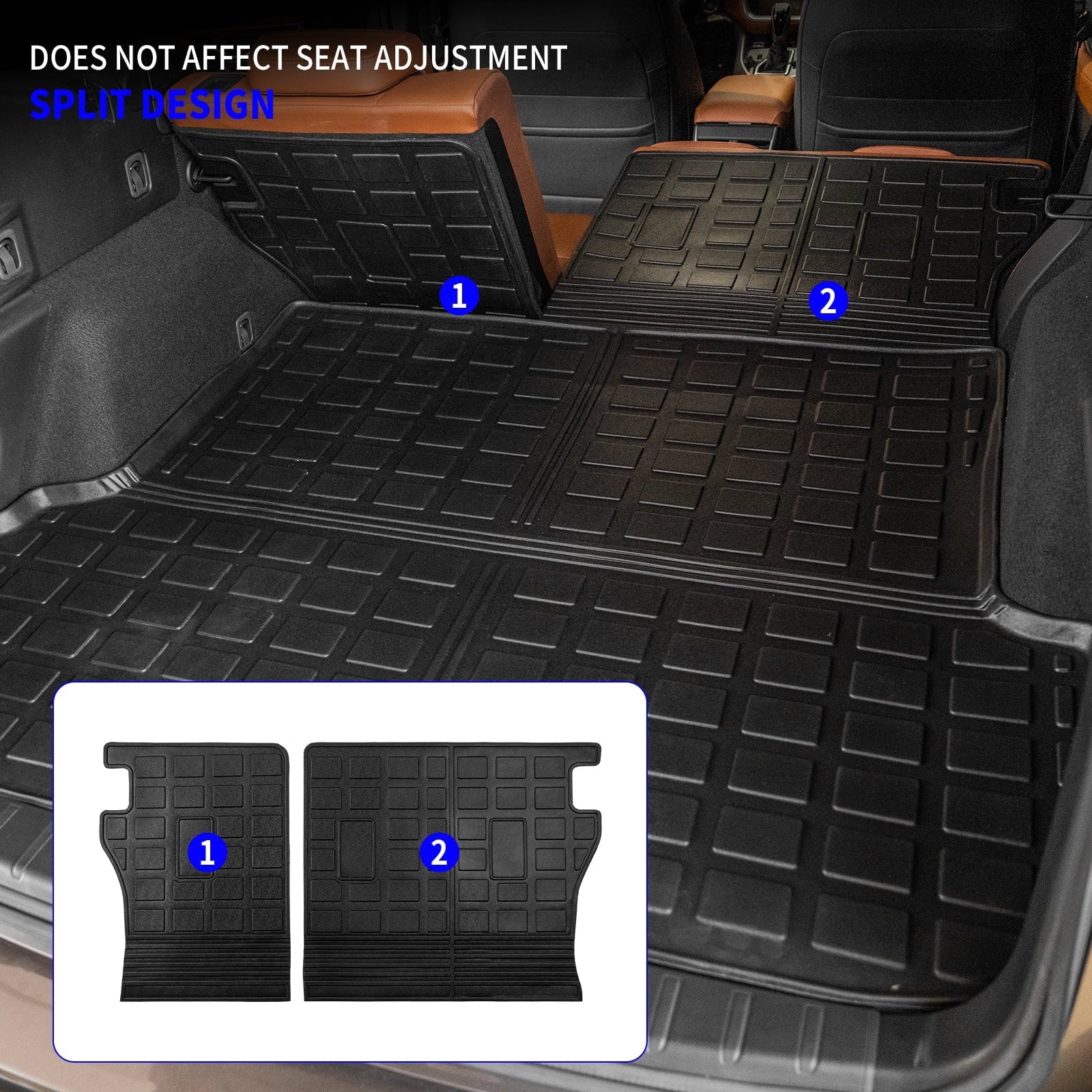 Fit 2020-2024 Subaru Outback Trunk Mats Cargo Liner Back Seat Wrap Protector 2023 Subaru Outback