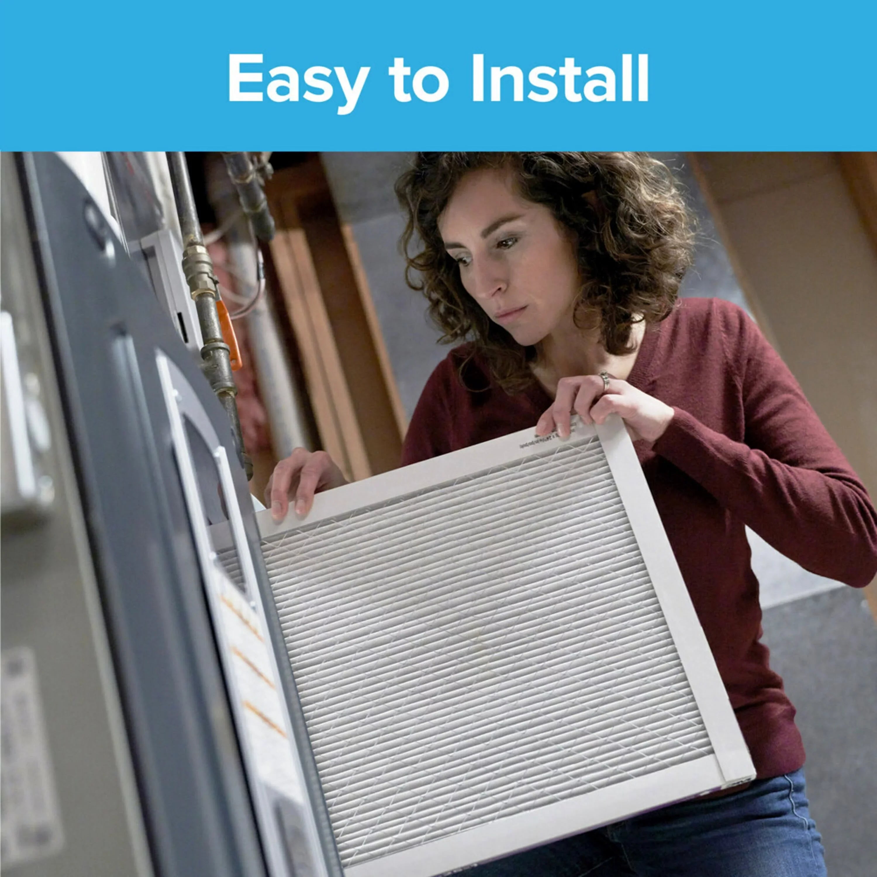 Filtrete by 3M, 20x22x1, MERV 12, Advanced Allergen Reduction HVAC Furnace Air Filter, Captures Allergens, Bacteria, Viruses, 1500 MPR, 4 Filters