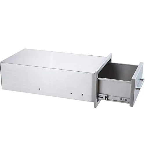 yuxiangBBQ Outdoor Kitchen Drawers Stainless Steel,14" W x 8-1/2"H x 23" D Single Drawer,Flush Mount for Outdoor Kitchen or BBQ Island