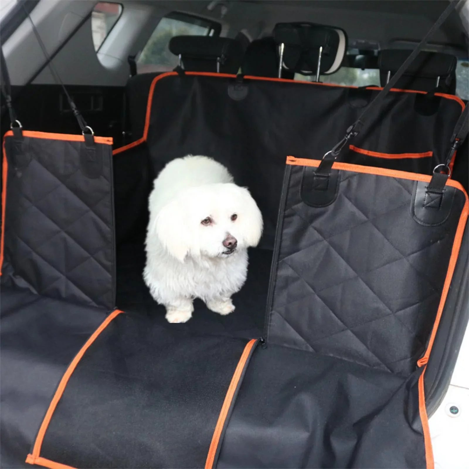 Holocky SUV Cargo Liner for Dogs Trunk Seat Coating for Pets Waterproof Car Trunk Protector Trunk Shield Mat for SUVs