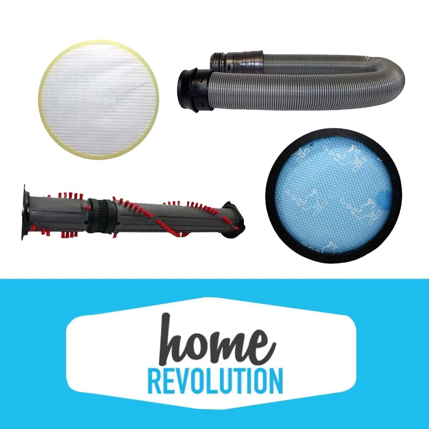 Dyson DC17 Part # 911961-01. Fits Dyson DC17 models. Comparable Roller, Hose, Pre and Post Filter; Home Revolution Replacement