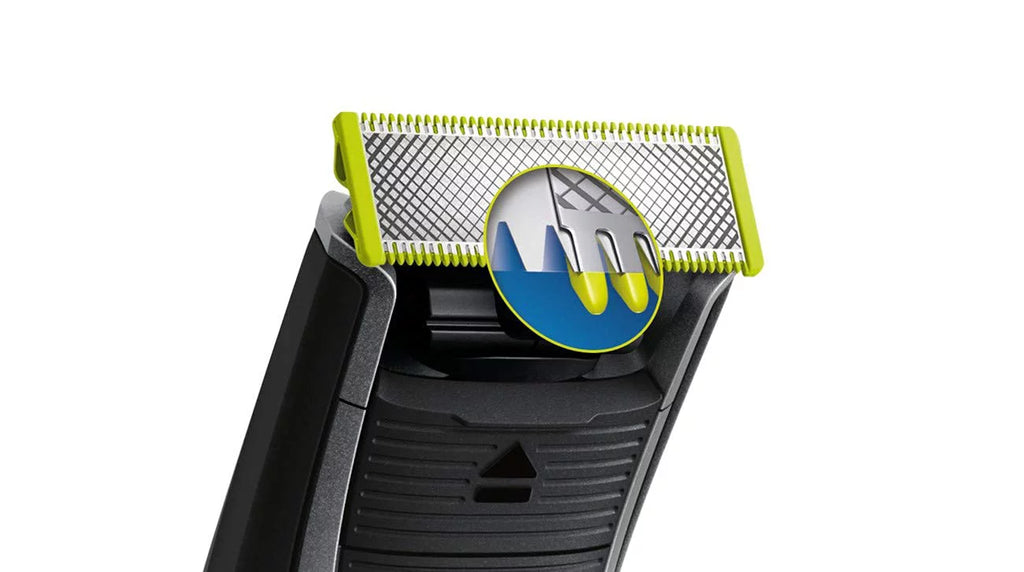 PHILIPS Norelco OneBlade Electric Trimmer QP6510 + 3 pieces Black