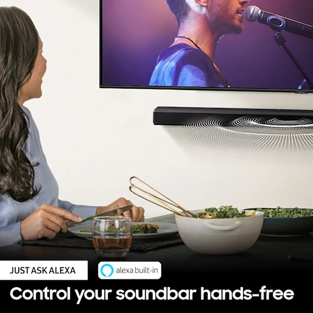 Samsung HW-Q900A 7.1.2ch Soundbar w/ Dolby Atmos / DTS:X (2021) HW-Q900A/ZA with Wireless Active Subwoofer Bundle with Extended Protection Plan + 2x Deco Gear HDMI Cables + Streaming Software Kit