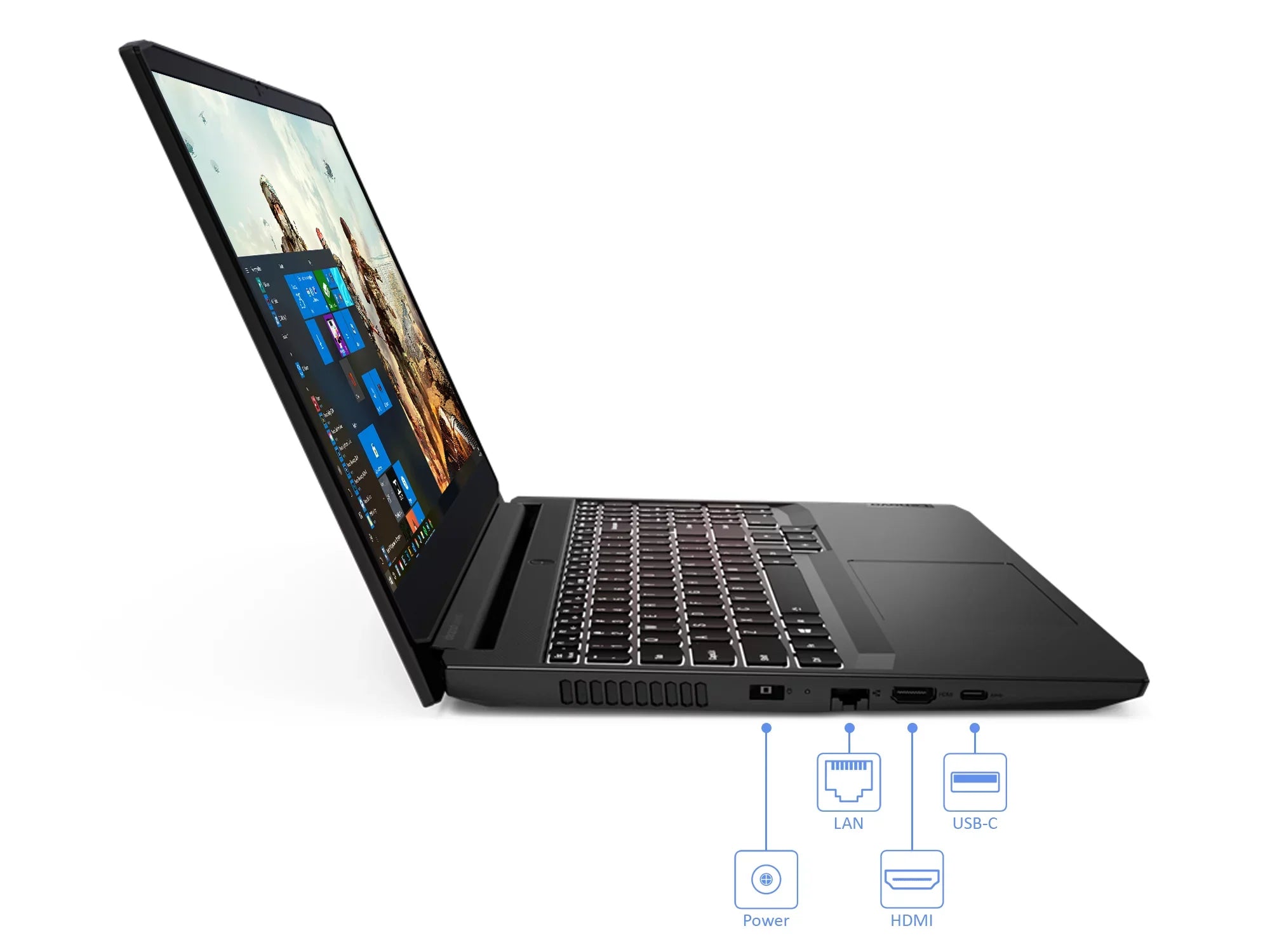 Lenovo IdeaPad 3i Gaming Laptop, 15.6" 120Hz FHD Display, i7-11370H Upto 4.8GHz, 8GB RAM, 256GB NVMe SSD + 1TB HDD, NVIDIA GeForce RTX 3050 Ti, HDMI, Windows 10 Home (82K10003US)