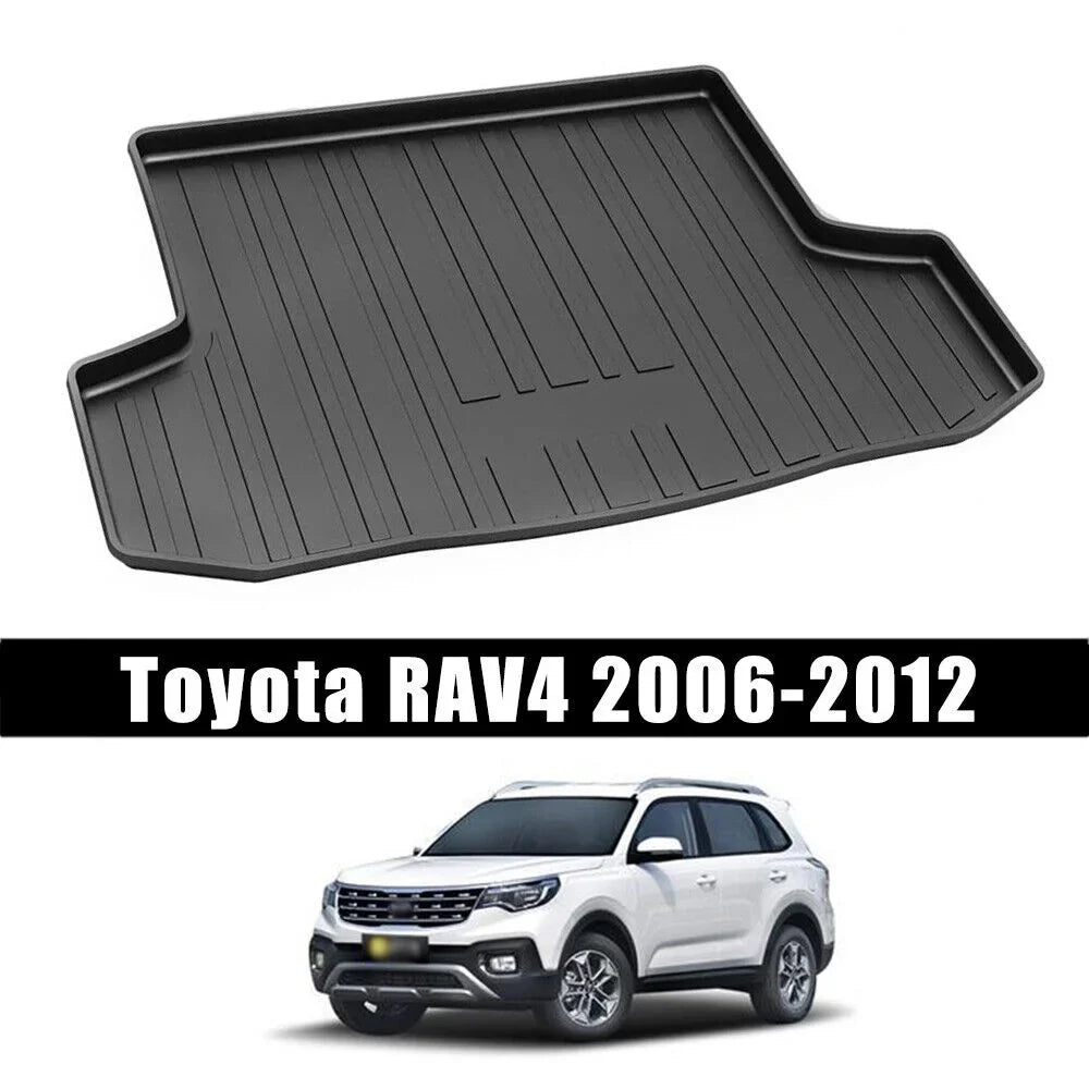 Car Rear Trunk Liner Cargo Mat Carpet for Toyota RAV4 2006-2012 Easy to Install
