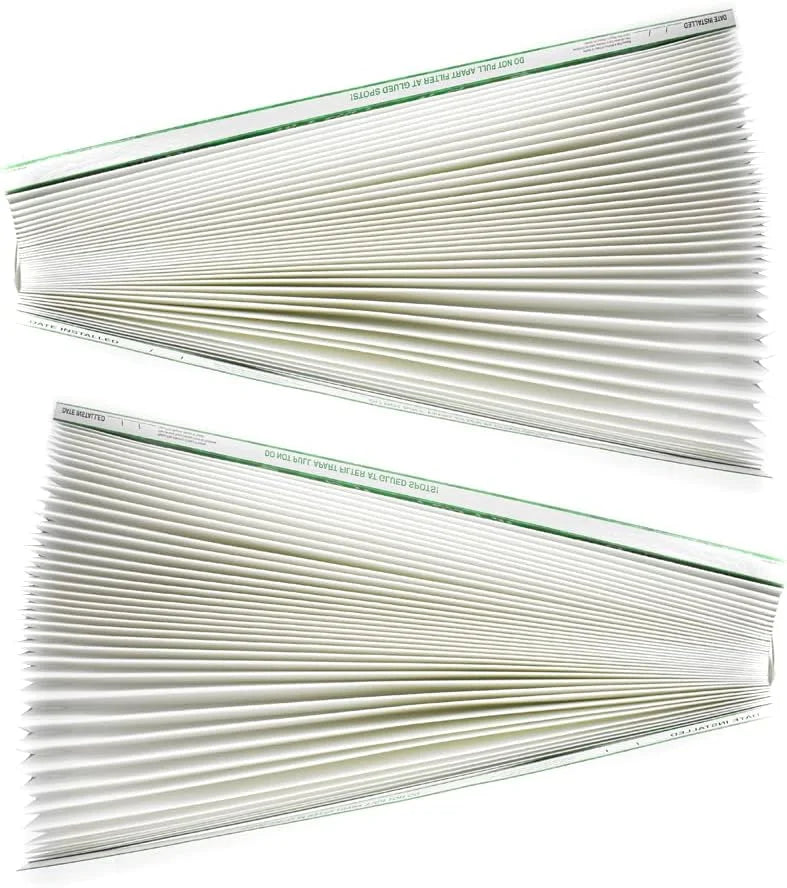 HQRP 2-Pack Whole House Air Purifier Filter Suitable with Aprilaire Space Gard 2200 2250 Part #201, Replacement for Lennox PMAC-20C Part #X0445