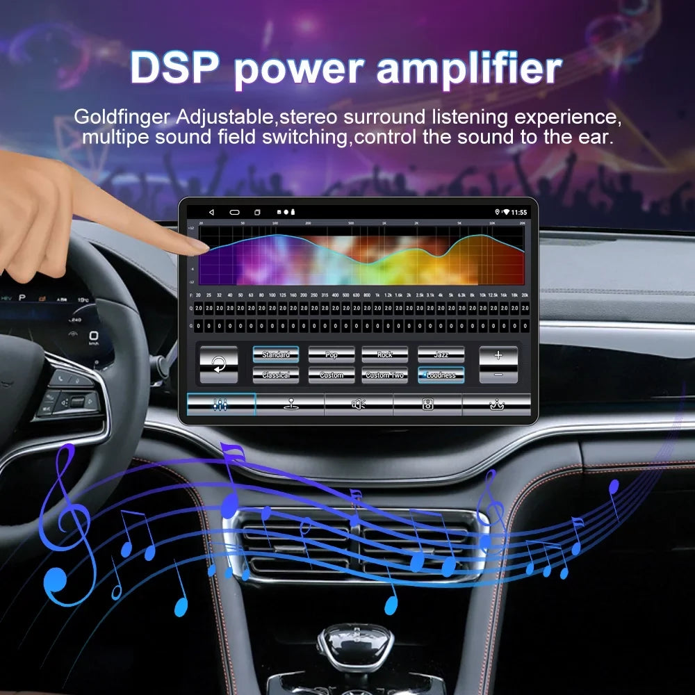 13.3" Android 12 Car Radio Stereo for GMC Yukon Chevrolet Chevy Tahoe Suburban 2007-2012 with Apple CarPlay Android Auto Built in