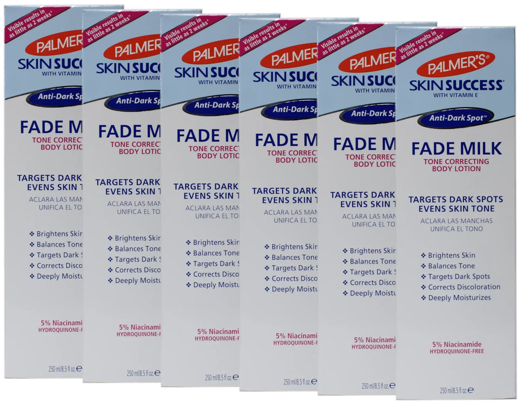 RONAN Skin Success Anti-Dark Spot Fade Milk Body Lotion 8.5 fl oz Pack of 6