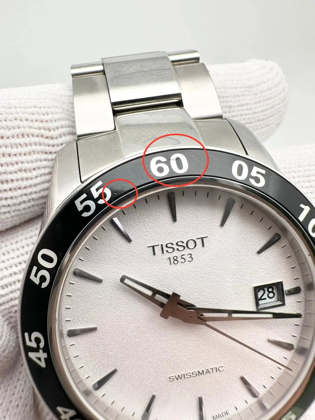 Tissot V8 Swissmatic Steel Silver Dial Men Automatic Watch T106.407.11.031.00