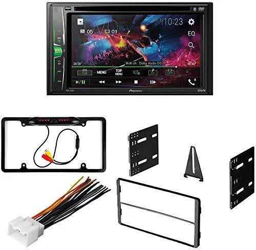 KIT4746 Bundle for 1998-2001 Ford Explorer 2 Door W/ Pioneer AVH-241EX Double DIN Car Stereo with Bluetooth/Backup Camera/Installation Kit/in-Dash DVD/CD AM/FM 6.2" Touchscreen Digital Media Receiver