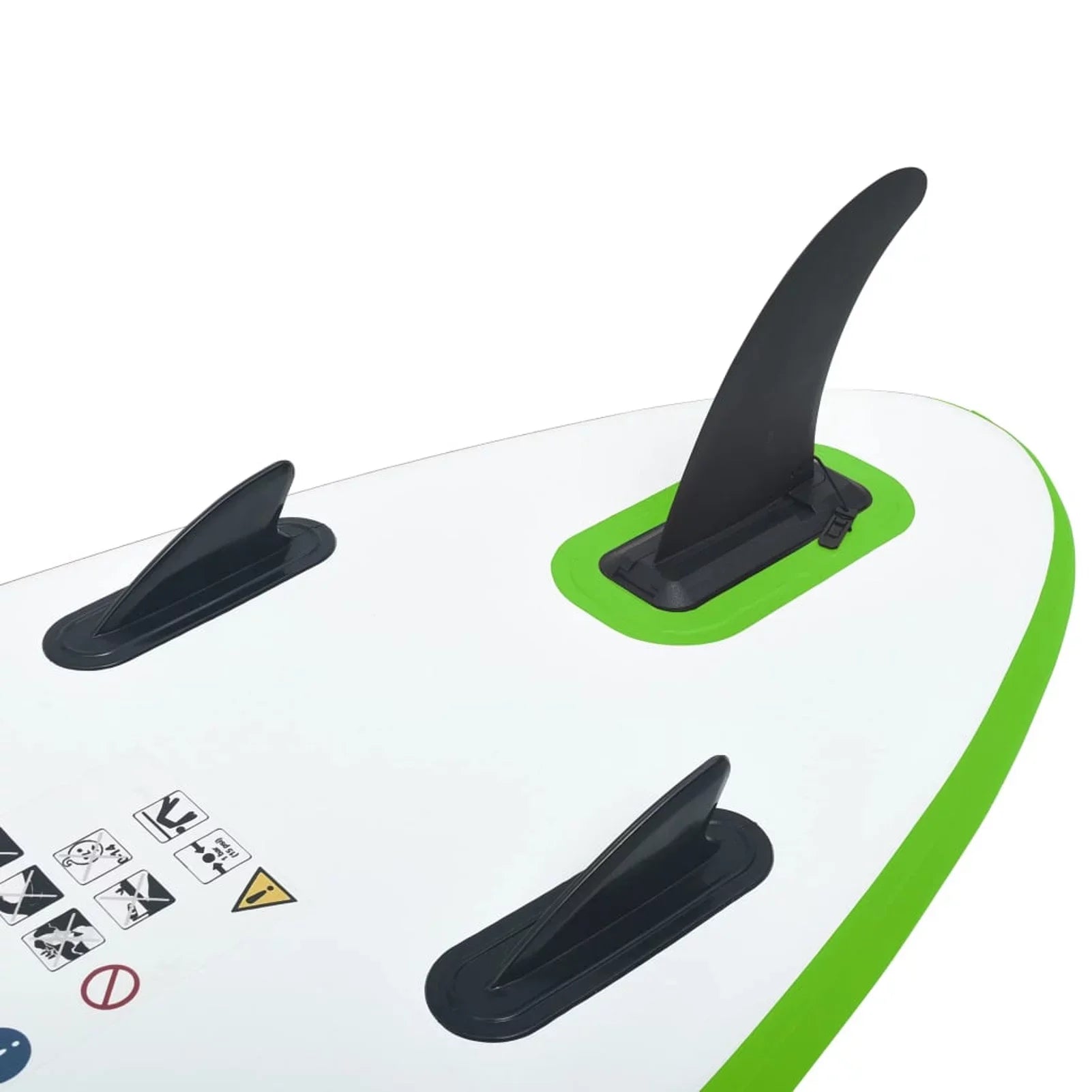 Dcenta Inflatable Paddle Board Set Beach Surfing Board with Oar, Fin, Hand Pump, Kit and Carrying Bag Surfboard for Adults