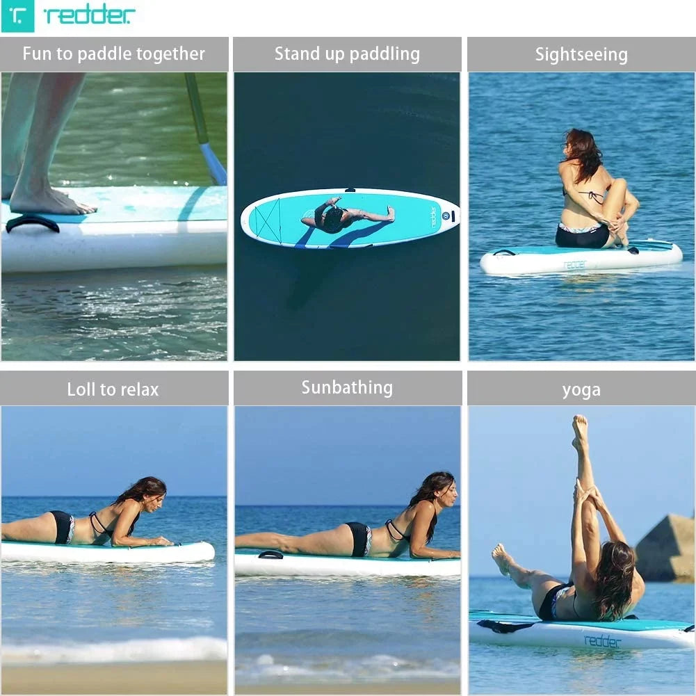 Zen Inflatable Stand Up Paddle Boards with Premium SUP Paddle Board Accessories, Wide Stable Design, Non-Slip Comfort Deck