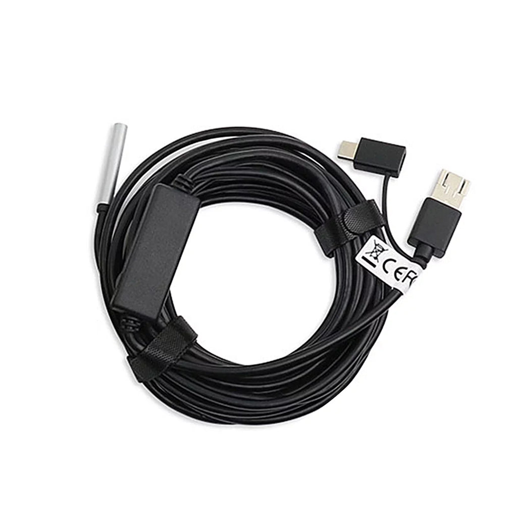 Moobody 5.5mm Endoscope Camera with 6 Adjustable LED Lights and 20M Cable