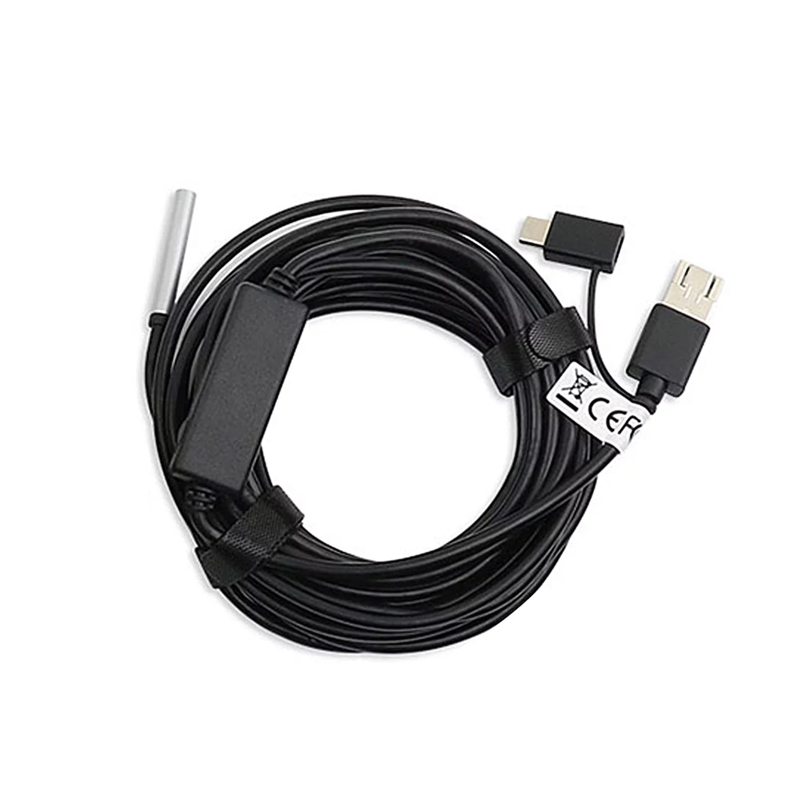 Moobody 5.5mm Endoscope Camera with 6 Adjustable LED Lights and 20M Cable