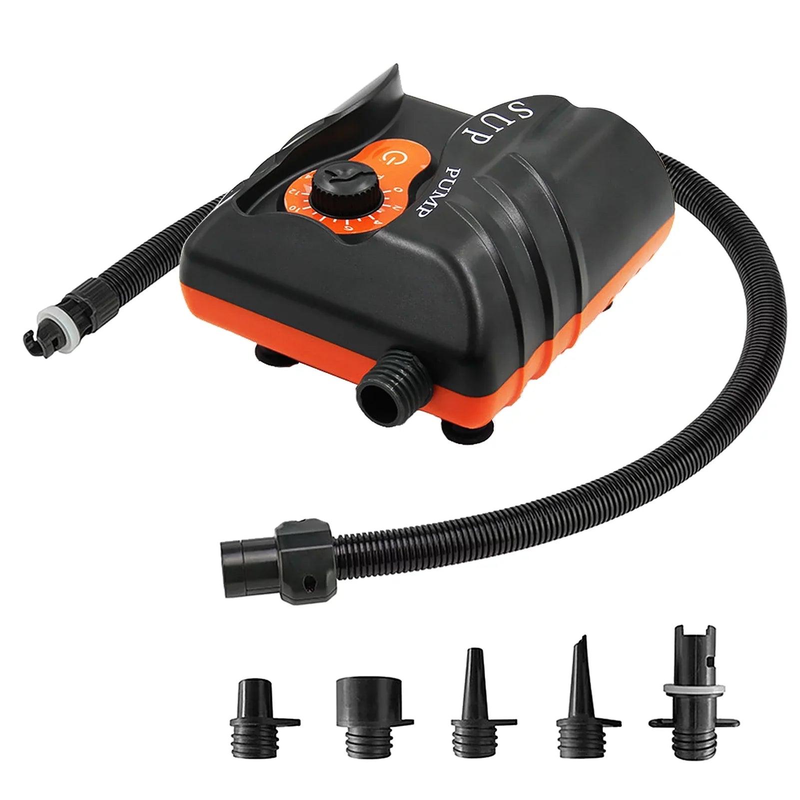 Anself Easy to Use 16 PSI Electric Air Pump with 6 Nozzles for Inflatables and Craft