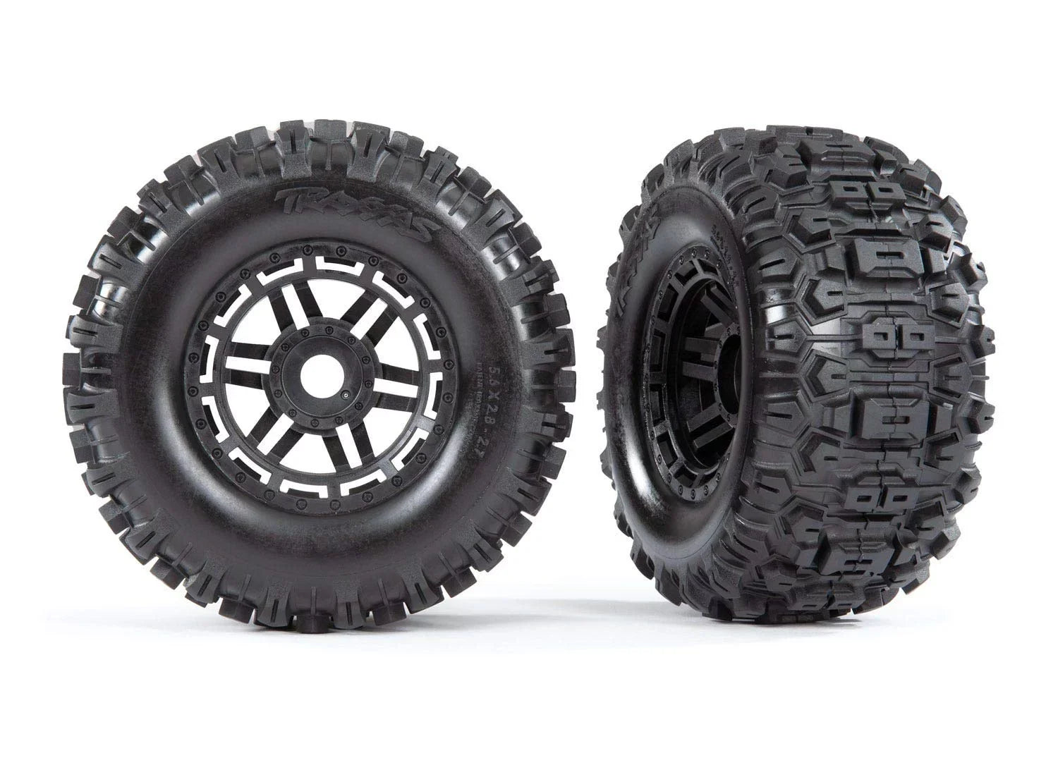TRA8973 Traxxas T&W Black Wheel/Sledgehammer 17mm TRA8973