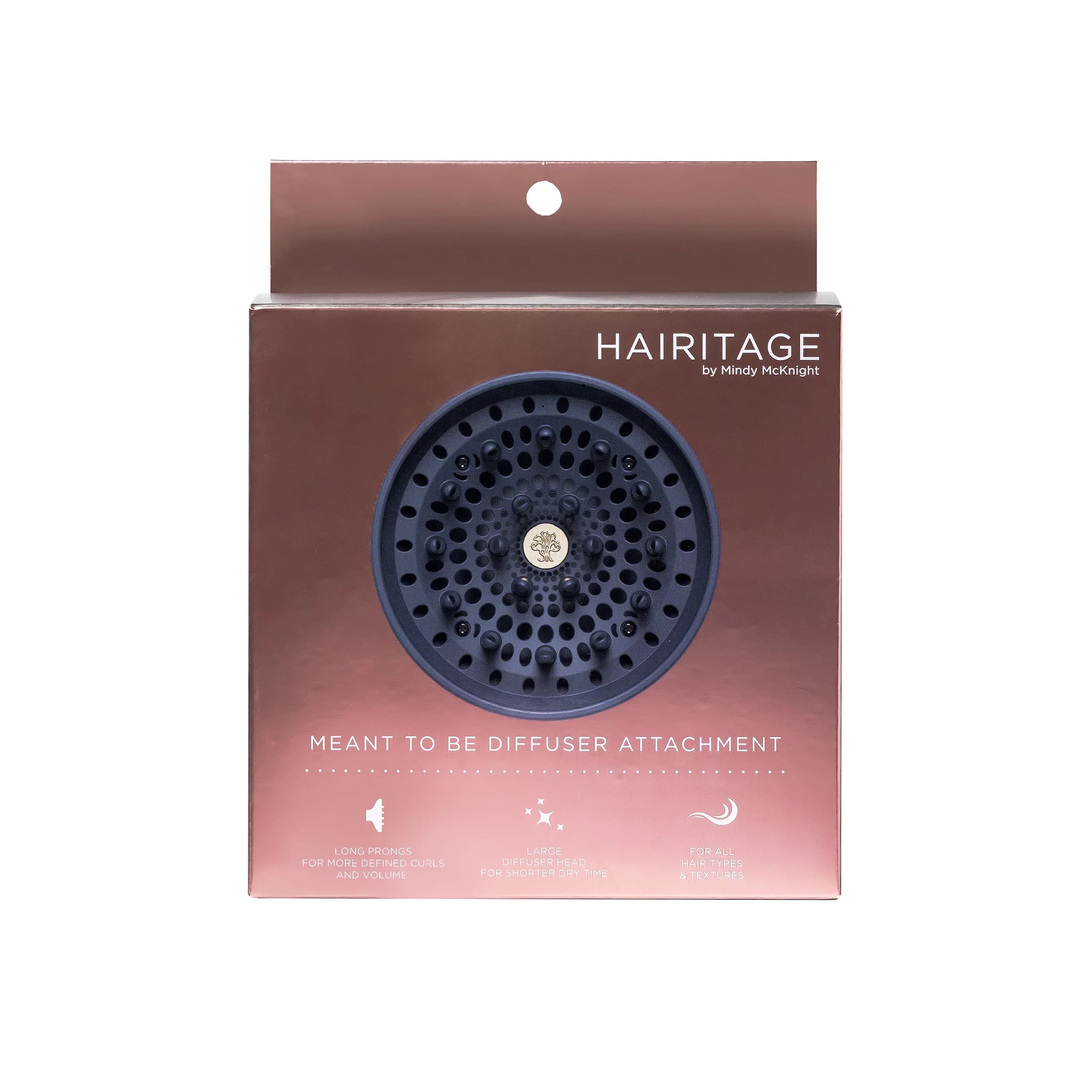 Hairitage Meant to Be Hair Diffuser Hair Dryer Attachment for Anti Frizz & Volume | Salon Grade Frizz Control