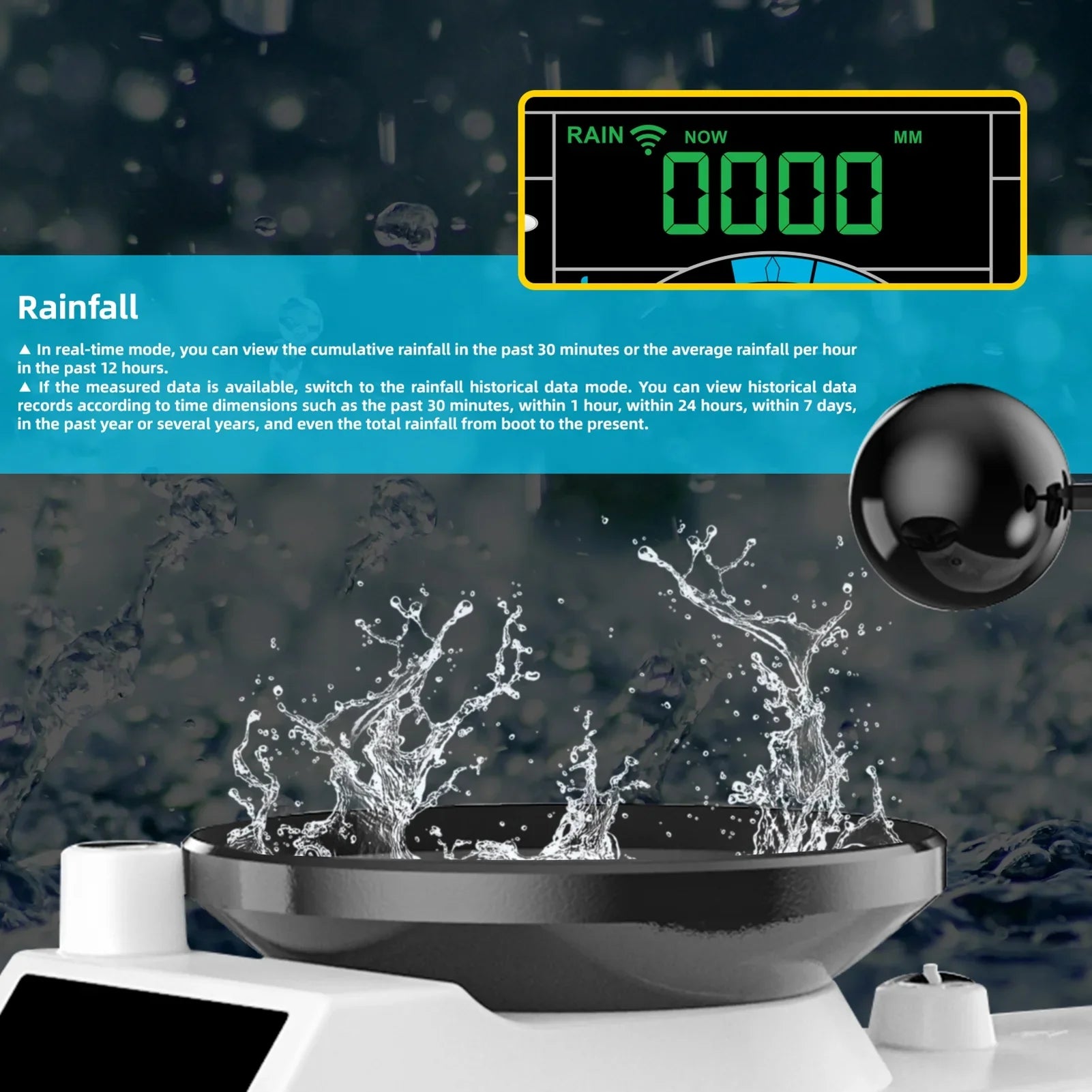Suzicca Wireless Climate Station Indoor Hygrometer Thermometer Temperature Backlit Humidity Display Digital Climate Forecast Station Clock Alarm Clock with Sensor USB Port