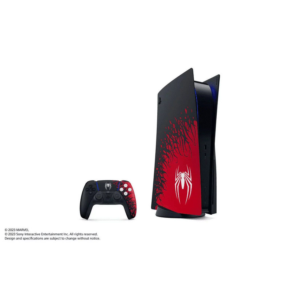 Newest 2024 TEC Sony PlayStation_PS5 Gaming Console(Disc) with Marvel’s Spider-Man 2 Bundle Limited Edition