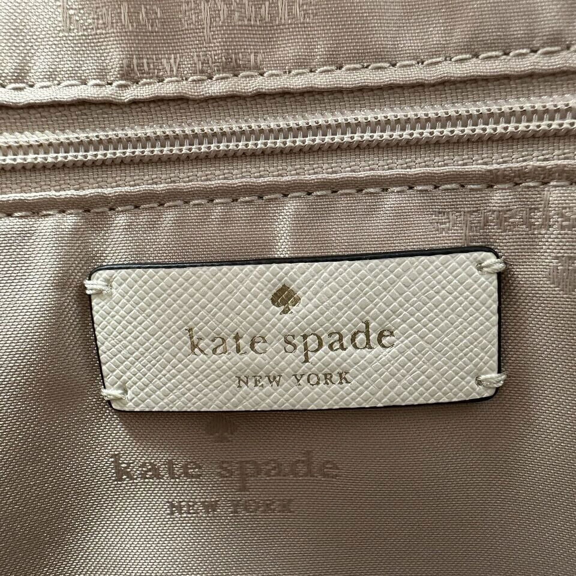 KATE SPADE NWT Perry Leather Warm Beige Blush 3 Comparts Satchel Bag Purse KB673