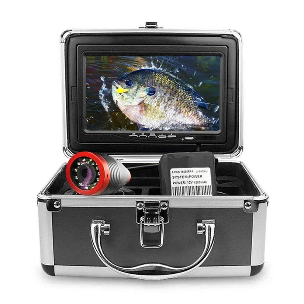 Erchang 7 Inch DVR Underwater Fishing Camera for Lake Sea Fishing, Portable Video Fish Finder