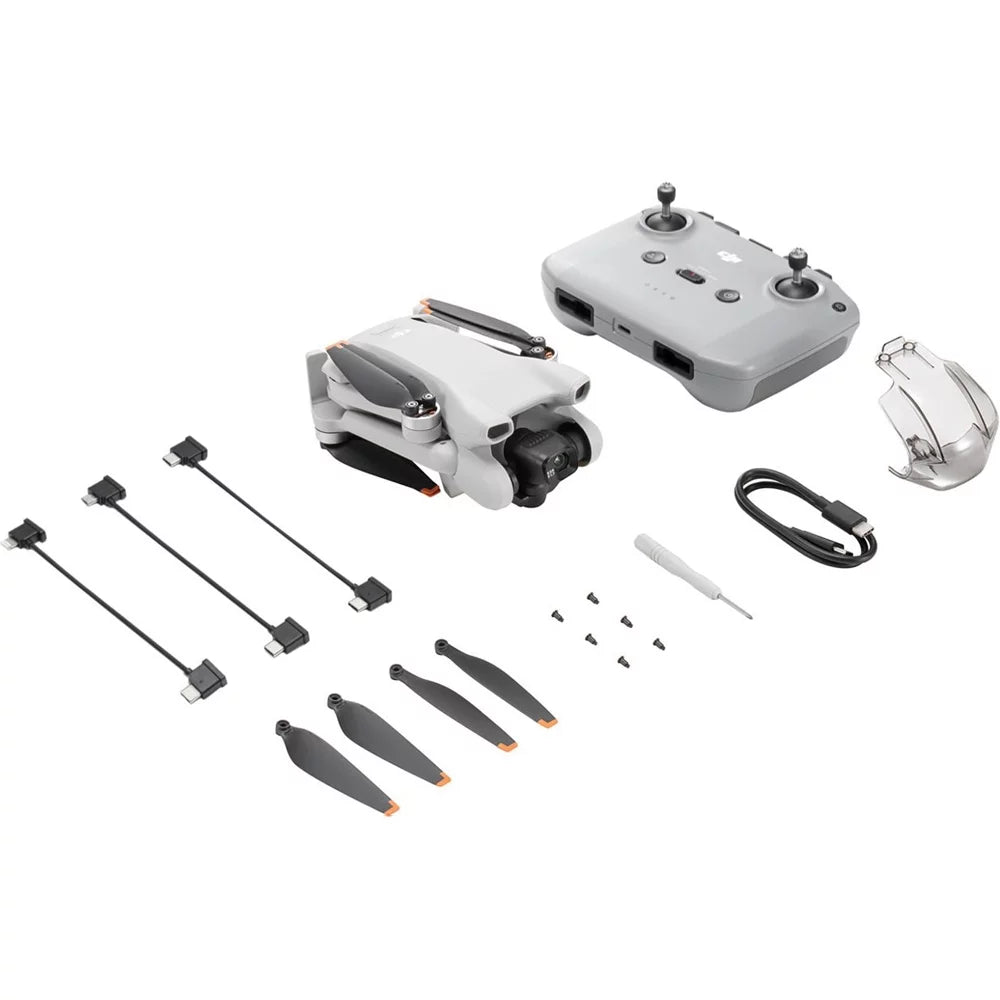 Open Box DJI Mini 3 - Lightweight and Foldable Mini Camera Drone with 4K HDR Video, 38-Min Flight Time, True Vertical Shooting, and ligent Features