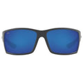 64 mm Reefton Rectangular Sunglasses for Mens, Gray & Blue Polarized