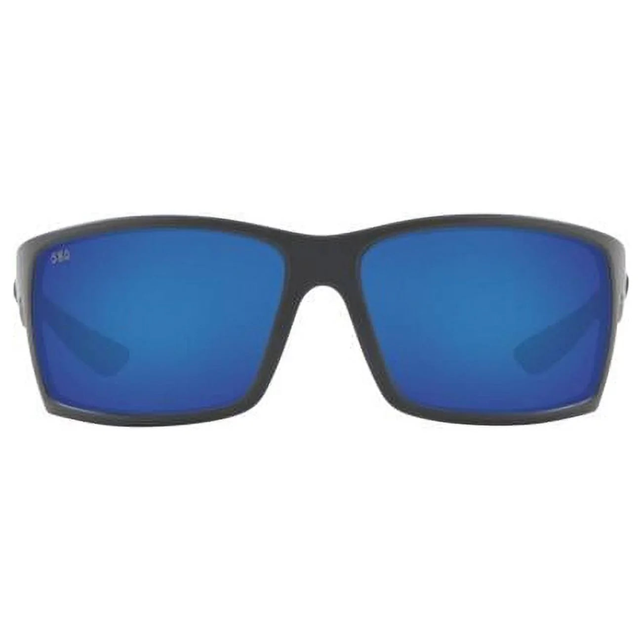 64 mm Reefton Rectangular Sunglasses for Mens, Gray & Blue Polarized