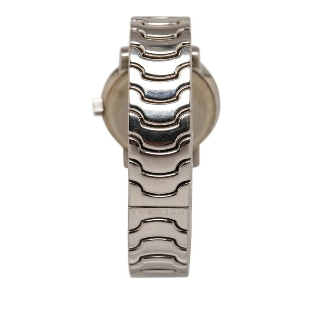 Pre-Owned Bvlgari Solo Tempo Watch ST29S Quartz Black Dial Stainless Steel Ladies BVLGARI (Good)