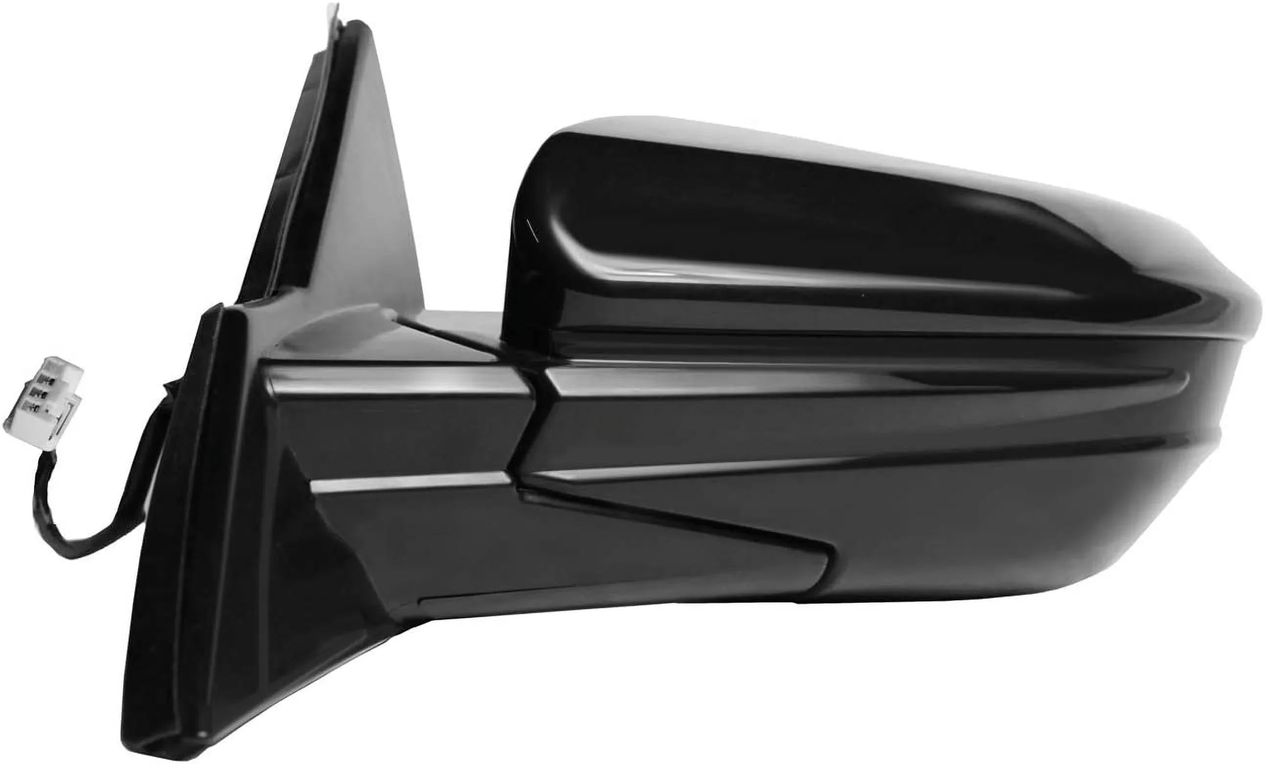 K-Source Driver Side Mirror for HONDA Civic Hatchback, (textured black w/PTM Coating foldaway), w/o turn signal, w/o camera, L, P(17-20) 63634H
