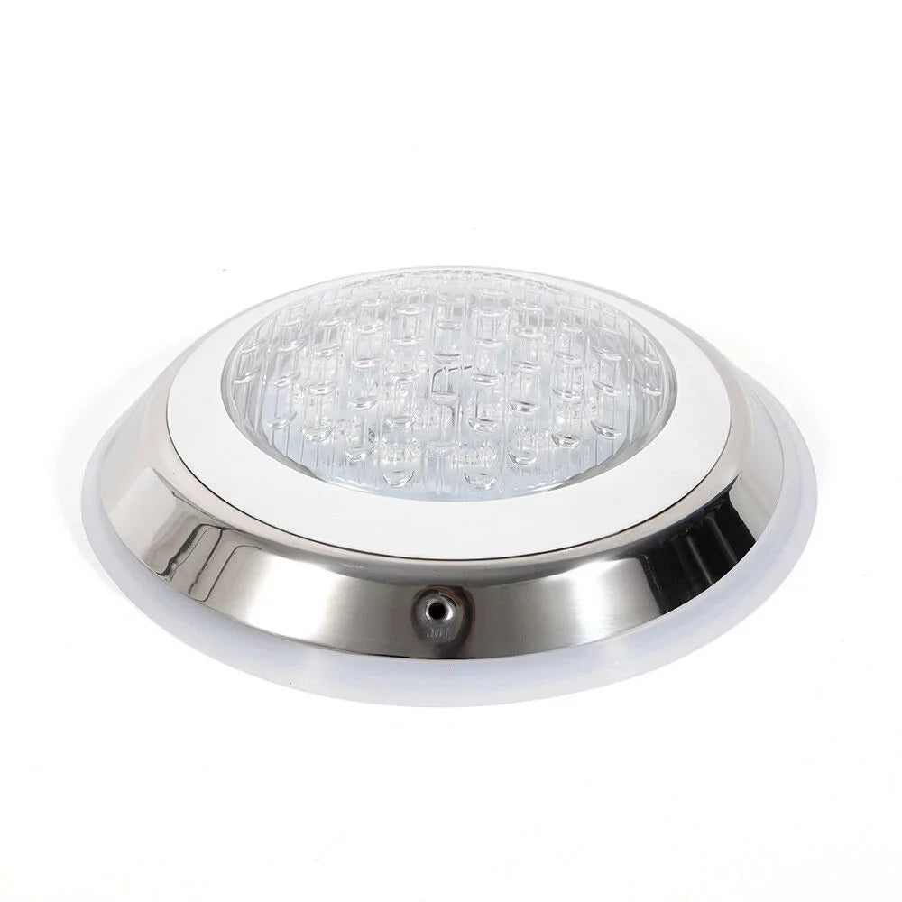 12V 54W RGB Underwater Swimming Pool Light 7 Color-Change LED Lights w/Remote IP68 Waterproof, Stainless Steel