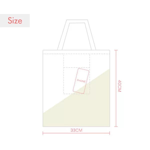 Flower White Chrysanthemum Expression Sack Canvas Tote Shoulder Bag